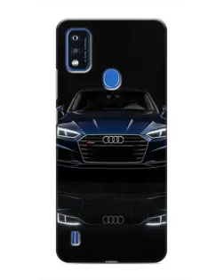 Чехол для ZTE Blade A51 с картинкой «Audi — ночное отражение»