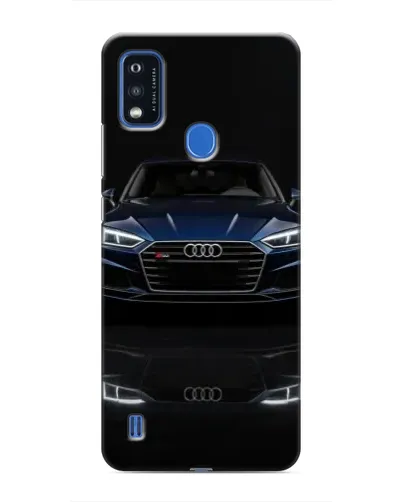 Чехол для ZTE Blade A51 с картинкой «Audi — ночное отражение»
