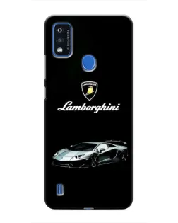 Чехол для ZTE Blade A51 с картинкой «Логотип Lamborghini классика»