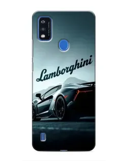 Чехол для ZTE Blade A51 с картинкой «Классическая надпись Lamborghini»
