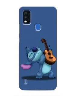 Чехол для ZTE Blade A51 с картинкой «Стич с укулеле»