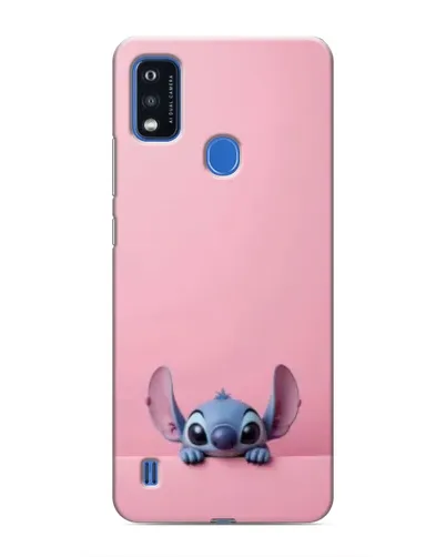 Чехол для ZTE Blade A51 с картинкой «Stitch выглядывает»