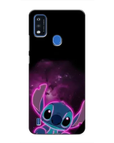 Чехол для ZTE Blade A51 с картинкой «Неоновый Stitch»