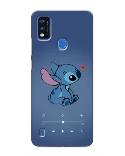 Чехол для ZTE Blade A51 с картинкой «Музыкальный Stitch»