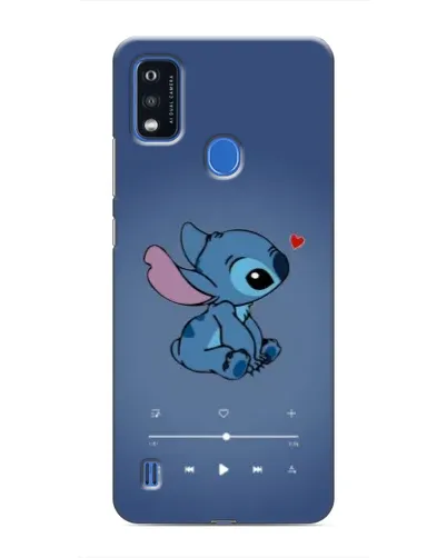 Чехол для ZTE Blade A51 с картинкой «Музыкальный Stitch»