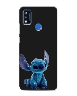 Чехол для ZTE Blade A51 с картинкой «Стич на черном»