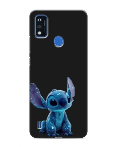 Чехол для ZTE Blade A51 с картинкой «Стич на черном»