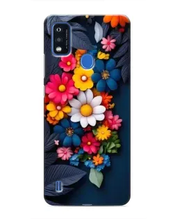 Чехол для ZTE Blade A51 с картинкой «Цветочная феерия»