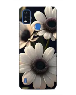 Чехол для ZTE Blade A51 с картинкой «Белые маргаритки макро»