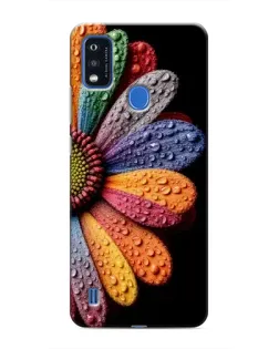 Чехол для ZTE Blade A51 с картинкой «Радужный цветок»