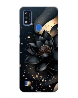 Чехол для ZTE Blade A51 с картинкой «Черный лотос»