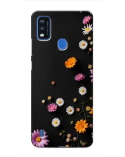 Чехол для ZTE Blade A51 с картинкой «Цветочная композиция»