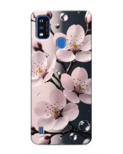 Чехол для ZTE Blade A51 с картинкой «Нежная сакура и капли»