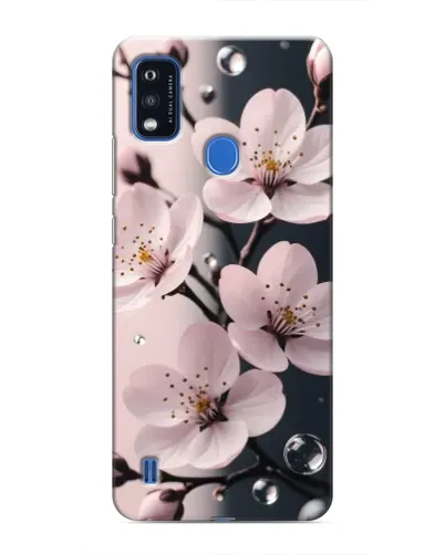 Чехол для ZTE Blade A51 с картинкой «Нежная сакура и капли» Чехол для ZTE Blade A51 с картинкой «Нежная сакура и капли»