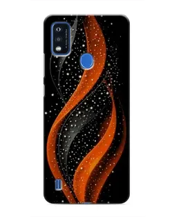 Чехол для ZTE Blade A51 с картинкой «Огненная звездная волна»
