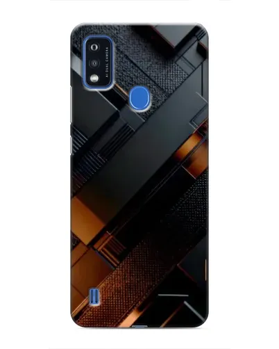 Чехол для ZTE Blade A51 с картинкой «Черные геометрические блоки» Чехол для ZTE Blade A51 с картинкой «Черные геометрические блоки»