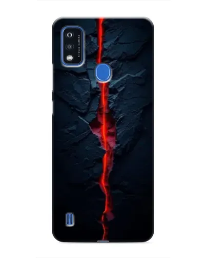 Чехол для ZTE Blade A51 с картинкой «Kрасная лавовая трещина» Чехол для ZTE Blade A51 с картинкой «Kрасная лавовая трещина»