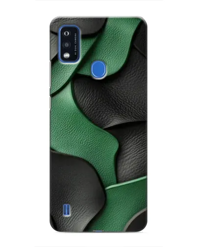 Чехол для ZTE Blade A51 с картинкой «Зеленые кожаные волны» Чехол для ZTE Blade A51 с картинкой «Зеленые кожаные волны»