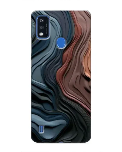 Чехол для ZTE Blade A51 с картинкой «Цветные волны каньона» Чехол для ZTE Blade A51 с картинкой «Цветные волны каньона»