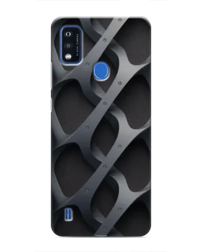 Чехол для ZTE Blade A51 с картинкой «Объемное серое плетение» Чехол для ZTE Blade A51 с картинкой «Объемное серое плетение»