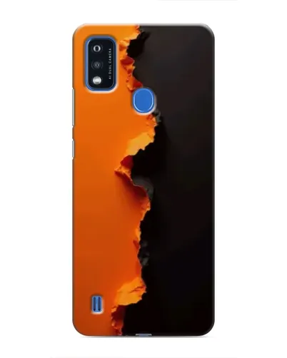 Чехол для ZTE Blade A51 с картинкой «Оранжевый разлом» Чехол для ZTE Blade A51 с картинкой «Оранжевый разлом»