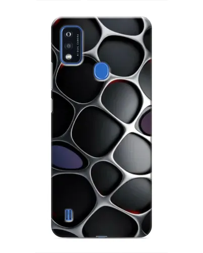 Чехол для ZTE Blade A51 с картинкой «Объемная темная решетка» Чехол для ZTE Blade A51 с картинкой «Объемная темная решетка»