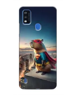 Чехол для ZTE Blade A51 с картинкой «Капи-мен супергерой»