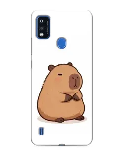Чехол для ZTE Blade A51 с картинкой «Толстенькая капибара»