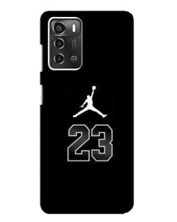 Чехол для ZTE Blade A52 с картинкой «Jordan Flight 23»