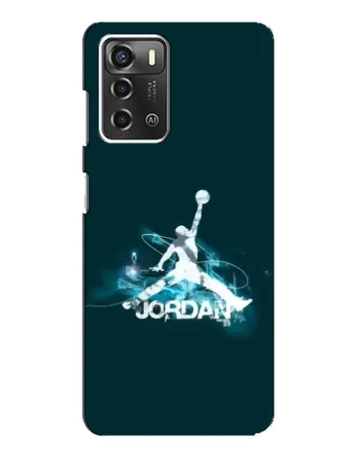 Чехол для ZTE Blade A52 с картинкой «Jordan Blue Fire» Чехол для ZTE Blade A52 с картинкой «Jordan Blue Fire»