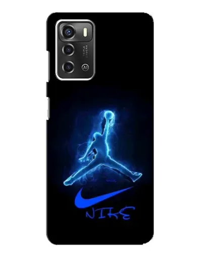 Чехол для ZTE Blade A52 с картинкой «Jordan Neon Blue» Чехол для ZTE Blade A52 с картинкой «Jordan Neon Blue»