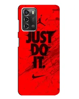 Чехол для ZTE Blade A52 с картинкой «Nike Just Do It»