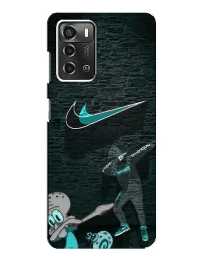 Чехол для ZTE Blade A52 с картинкой «Спортивный арт Nike»