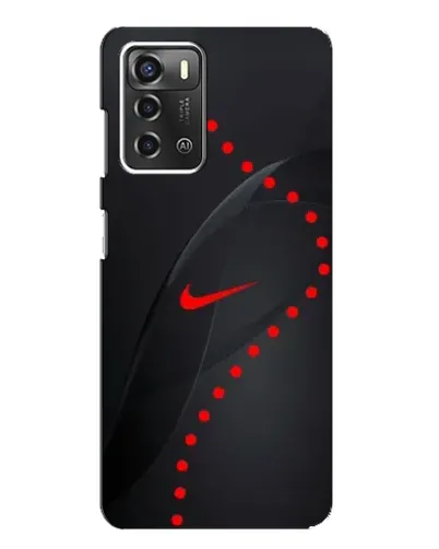 Чехол для ZTE Blade A52 с картинкой «Абстрактный дизайн Nike»