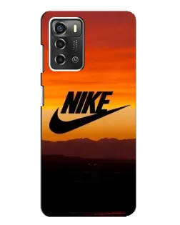 Чехол для ZTE Blade A52 с картинкой «Nike — вечерний горизонт»