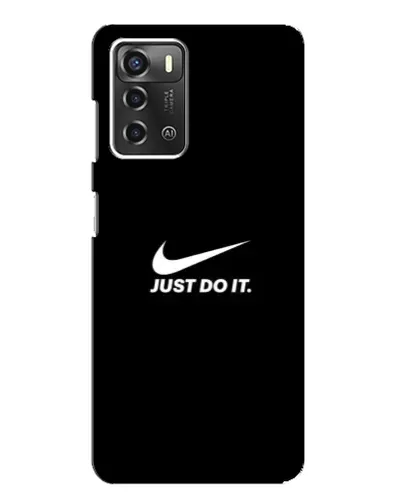 Чехол для ZTE Blade A52 с картинкой «Минимализм от Nike»