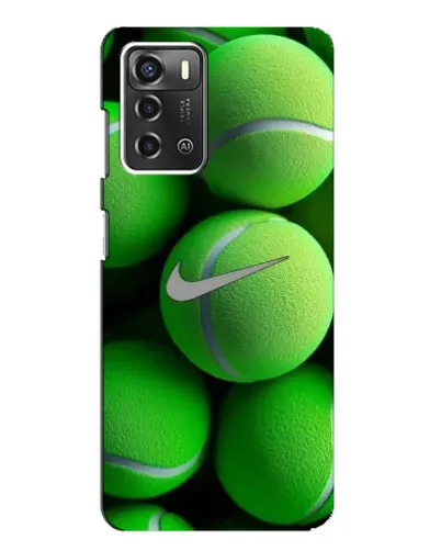 Чехол для ZTE Blade A52 с картинкой «Теннисные мячи Найк»