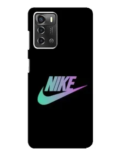 Чехол для ZTE Blade A52 с картинкой «Nike — городская ночь»