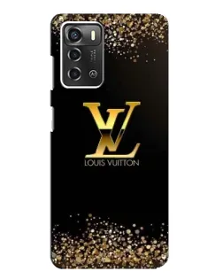 Чехол для ZTE Blade A52 с картинкой «LV — золотые искры» Чехол для ZTE Blade A52 с картинкой «LV — золотые искры»