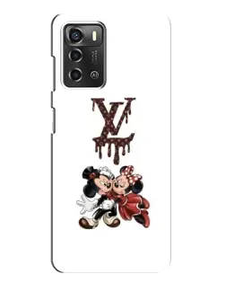 Чехол для ZTE Blade A52 с картинкой «LV и Микки Маус» Чехол для ZTE Blade A52 с картинкой «LV и Микки Маус»