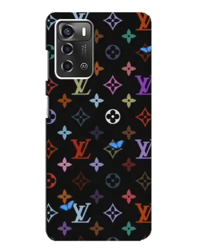 Чехол для ZTE Blade A52 с картинкой «Цветная монограмма LV» Чехол для ZTE Blade A52 с картинкой «Цветная монограмма LV»