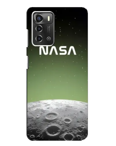 Чехол для ZTE Blade A52 с картинкой «NASA — лунный градиент»