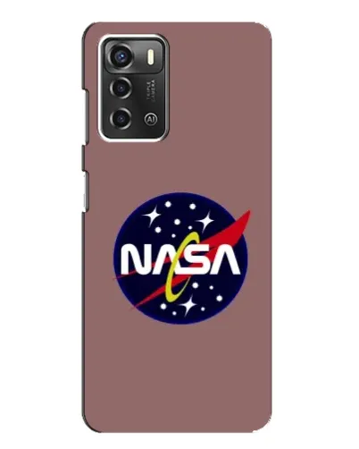 Чехол для ZTE Blade A52 с картинкой «NASA — ретро космос»