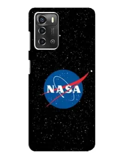 Чехол для ZTE Blade A52 с картинкой «NASA — звездное небо»