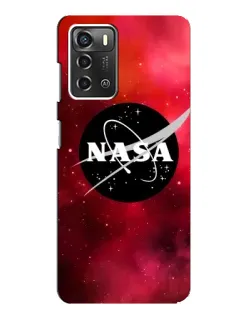 Чехол для ZTE Blade A52 с картинкой «NASA — красная туманность»