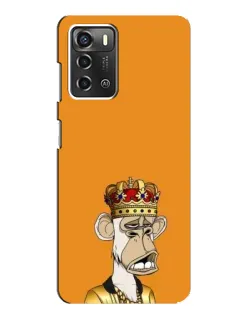 Чехол для ZTE Blade A52 с картинкой «Золотая обезьяна Bored Ape»