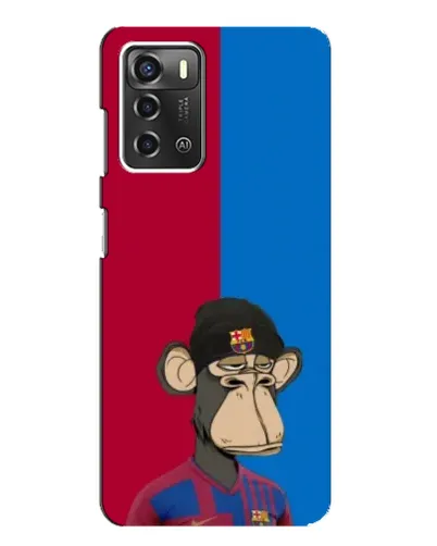 Чехол для ZTE Blade A52 с картинкой «Bored Ape — фанат Барсы» Чехол для ZTE Blade A52 с картинкой «Bored Ape — фанат Барсы»