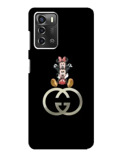 Чехол для ZTE Blade A52 с картинкой «Минни Маус на лого» Чехол для ZTE Blade A52 с картинкой «Минни Маус на лого»