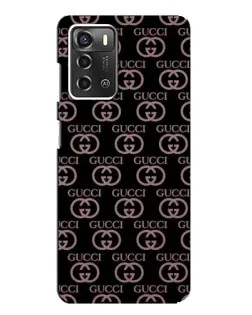 Чехол для ZTE Blade A52 с картинкой «Классическая монограмма Gucci»