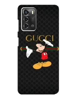 Чехол для ZTE Blade A52 с картинкой «Микки Маус Gucci»
